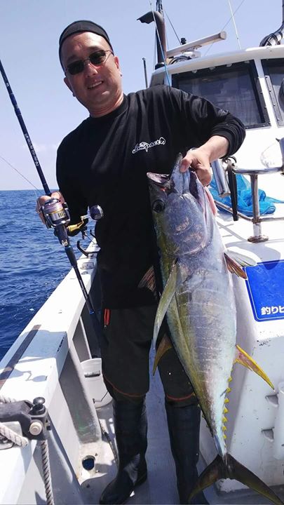 宮崎県の有名船長、インパクトの江藤船長から今が旬なキハダマグロのキャスティングでのENO87Sでの釣果です！